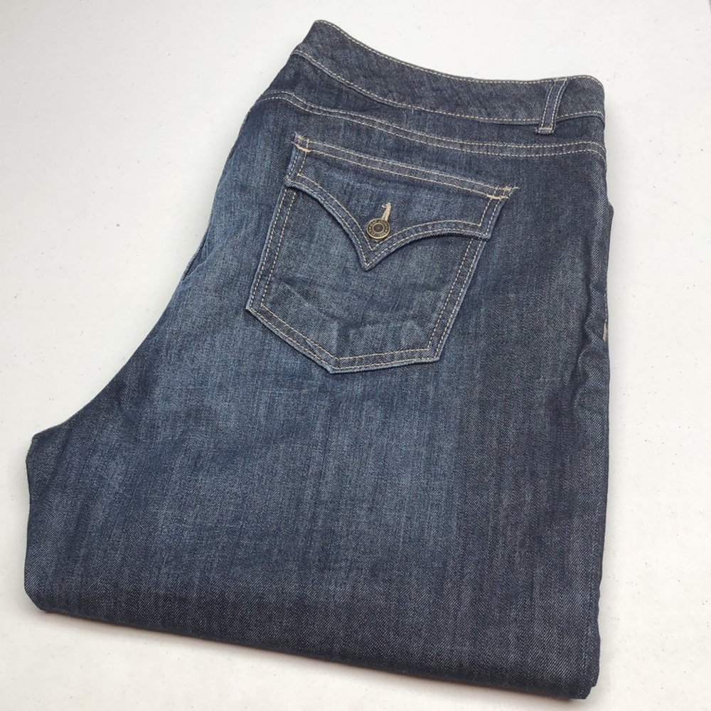 LIKE NEW GAP CURVY FLARE WIDE CROP JEANS 18/34x20 ⭐️